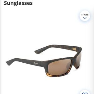 Maui Jim Black and Tortoise Frame Sunglasses